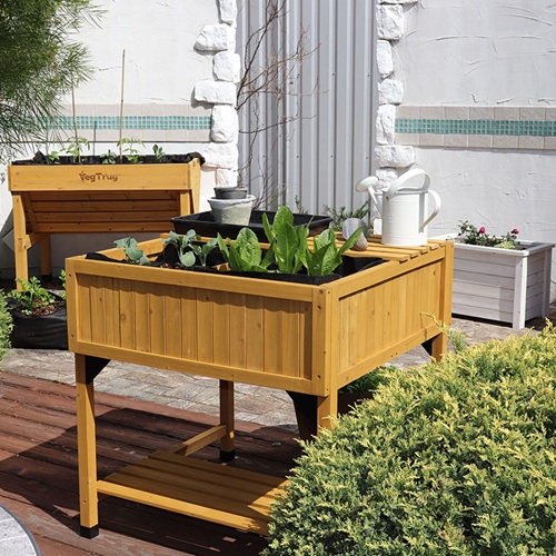 正方形四格高脚苗床