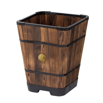 Wood Square Planter