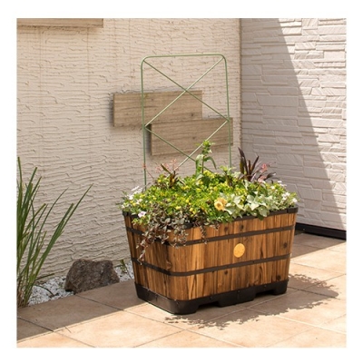 Wood Square Planter（580）