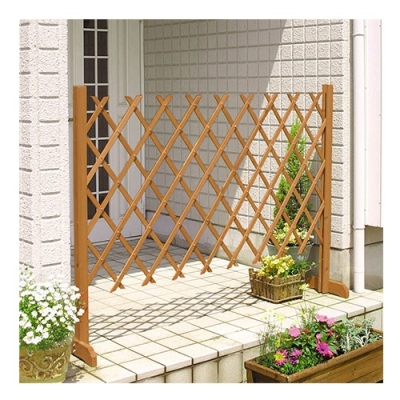 Telescopic natural fence stand
