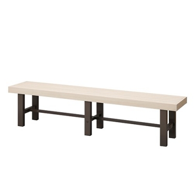 Aluminum Wooden bench OW
