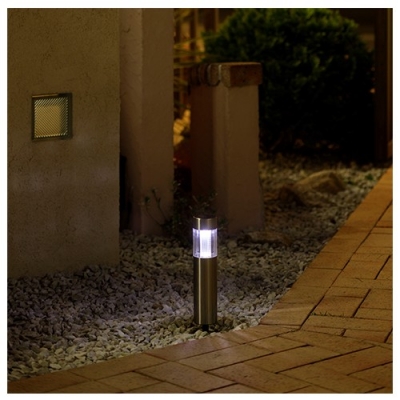 Solar Stainless Steel mini pole Light