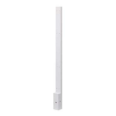 Border Fence Pillar White