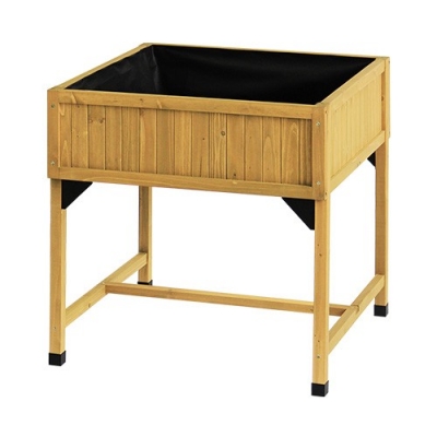 Raised Bed Planter Square Natural