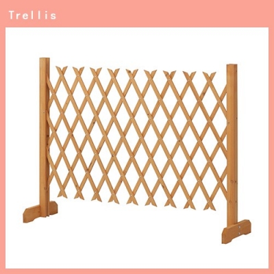 Telescopic natural fence stand