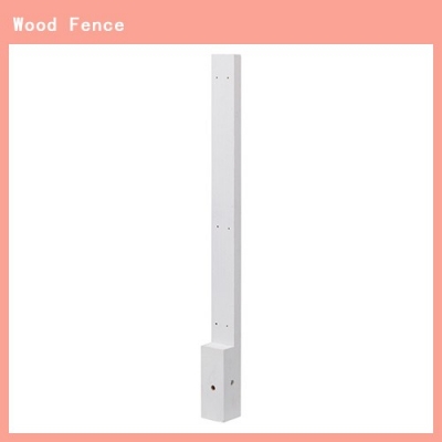 Border Fence Pillar White