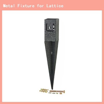 Metal Fixture for Lattice Post (Underground Pile)